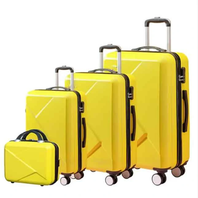 yellow Luggage Set
