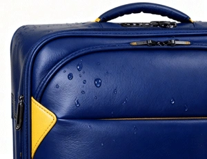 waterproof leather suitcase